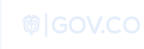 Logo GOV, redirecciona al Portal Único del Estado Colombiano